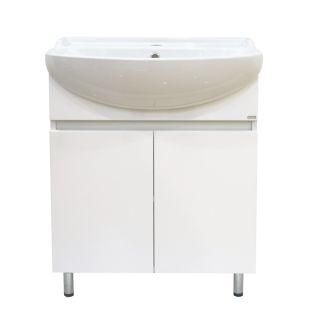 Напольная тумба под раковину Misty Амур 70см белый